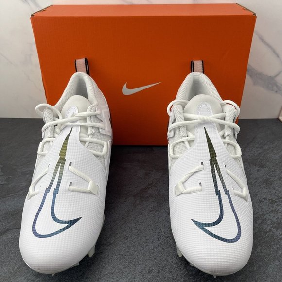 Nike Football Cleats Size 10.5 Mens Alpha Menace Pro 3 White Black For Agility - Picture 8 of 12